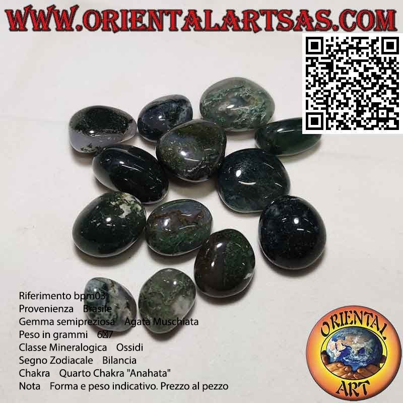 Tumbled Moss Agate (small)