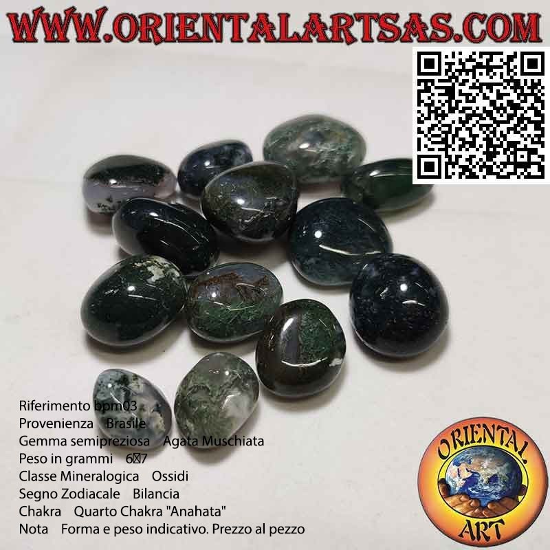 Tumbled Moss Agate (small)