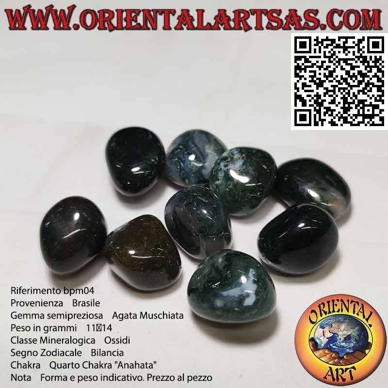 Tumbled Moss Agate (large)