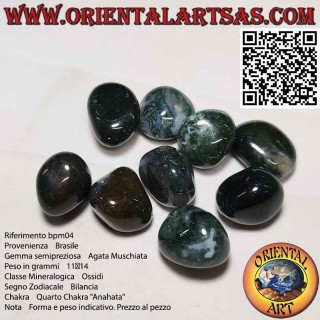 Tumbled Moss Agate (large)