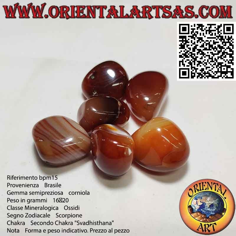 Carnelian tumbled (large)