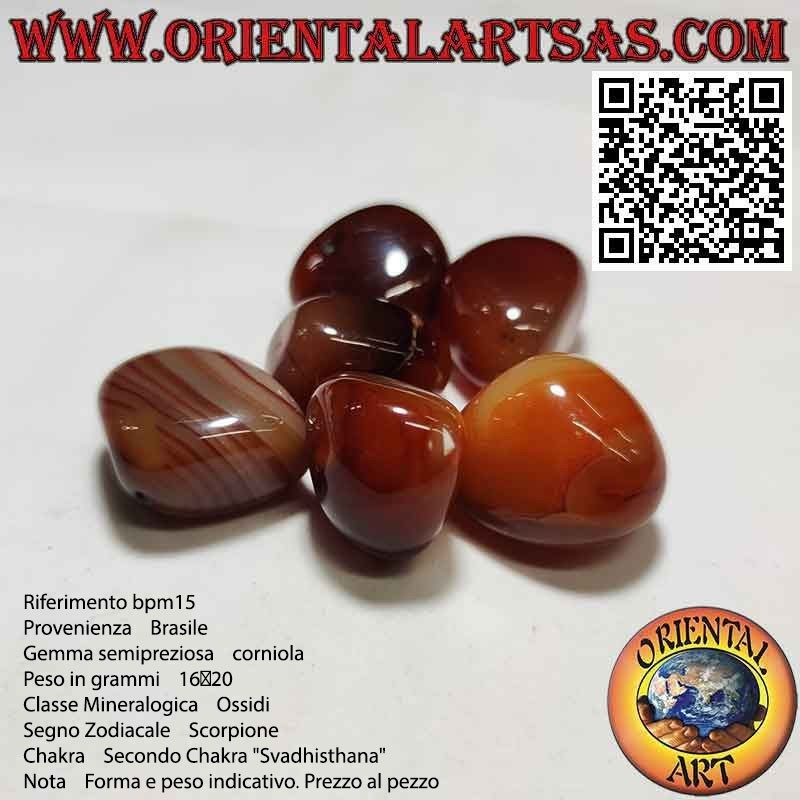 Carnelian tumbled (large)