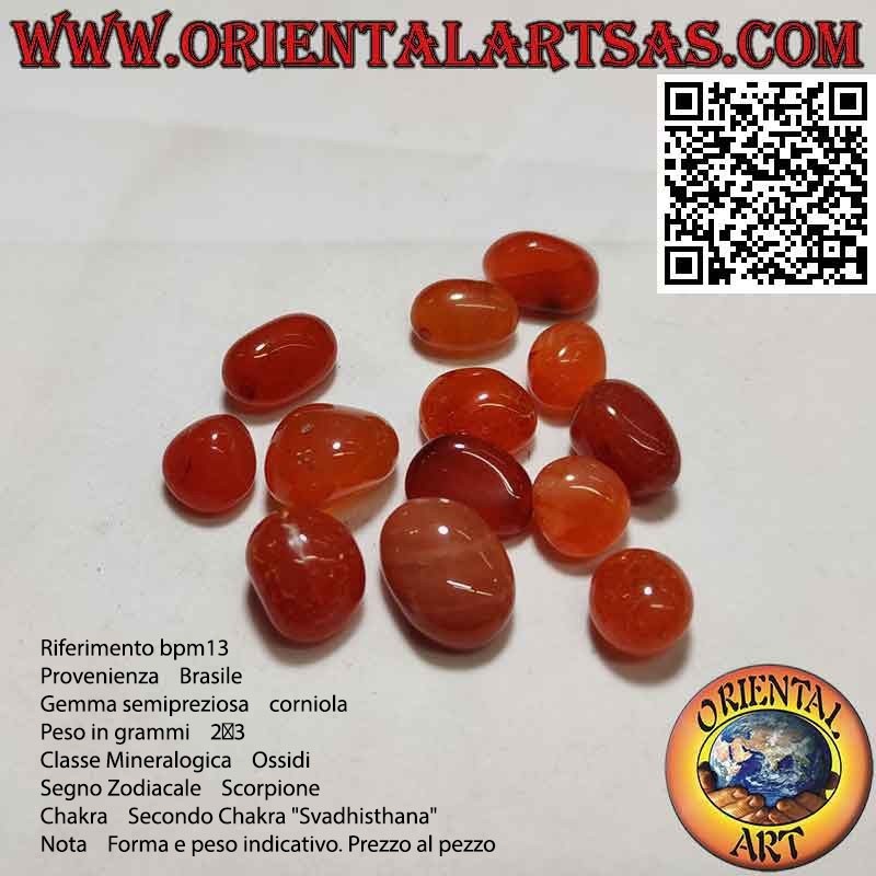 Carnelian tumbled (small)
