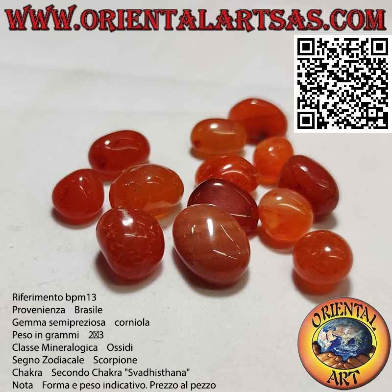 Carnelian tumbled (small)