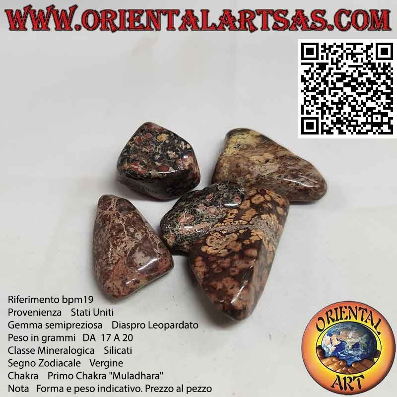 Tumbled Leopard Jasper