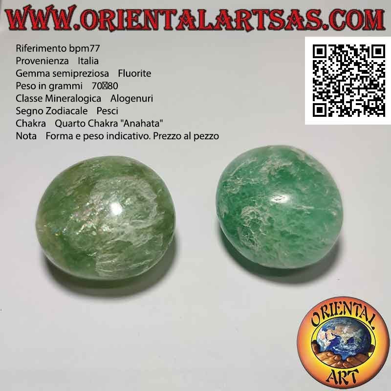 Fluorita en tambor (70 g → 80 g)