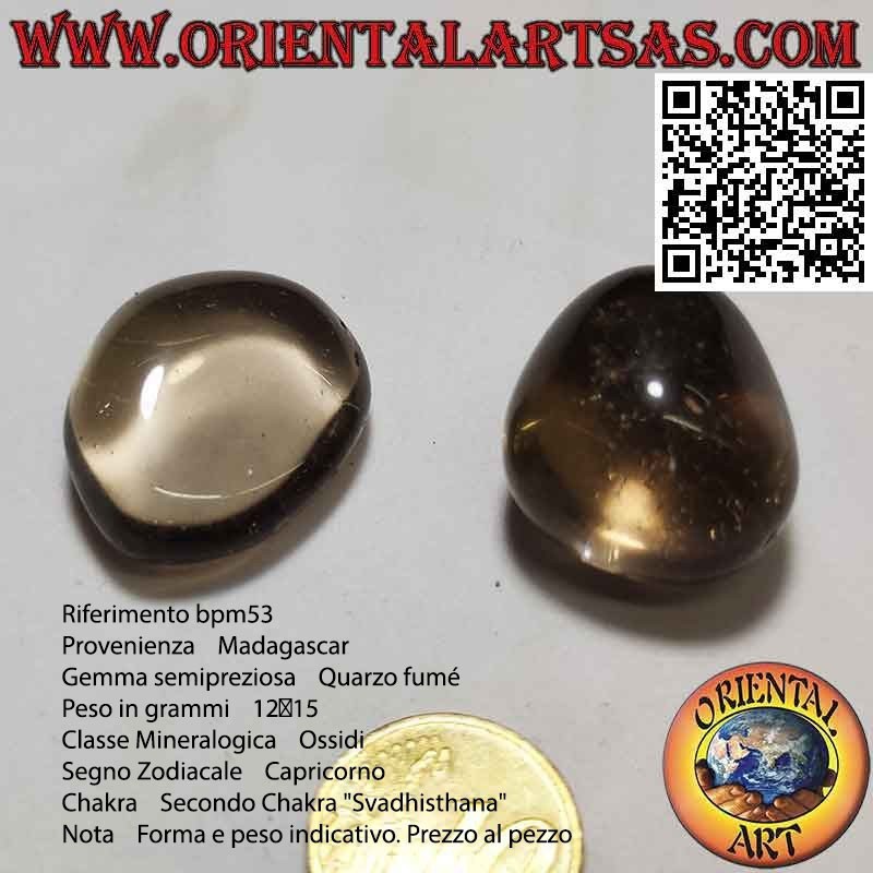 Quarzo Fumè burattato