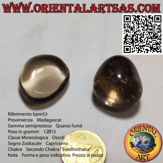 Quartz fumé dégringolé