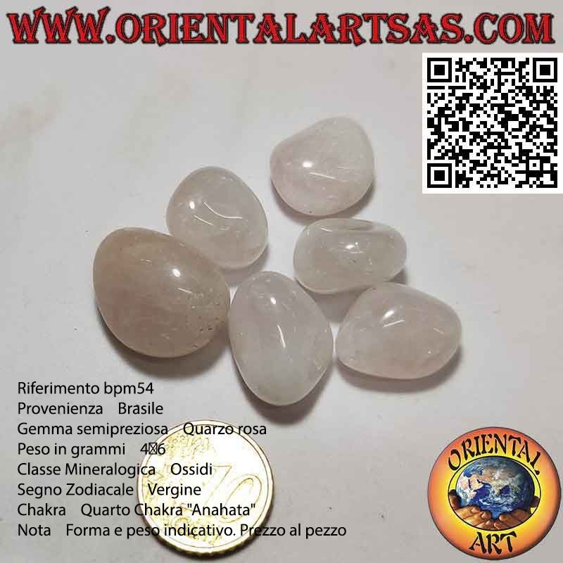 Tumbled rose quartz (small)