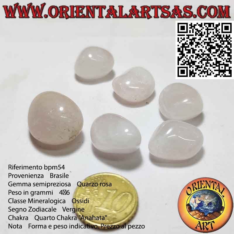 Tumbled rose quartz (small)