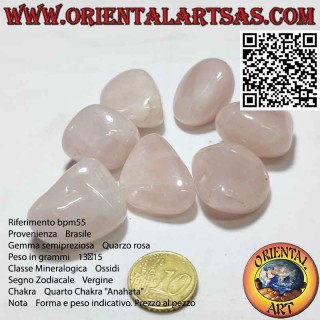 Quarzo rosa burattato (medio)