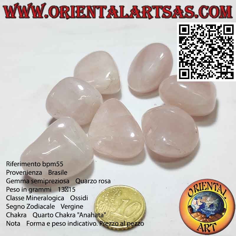 Quarzo rosa burattato (medio)