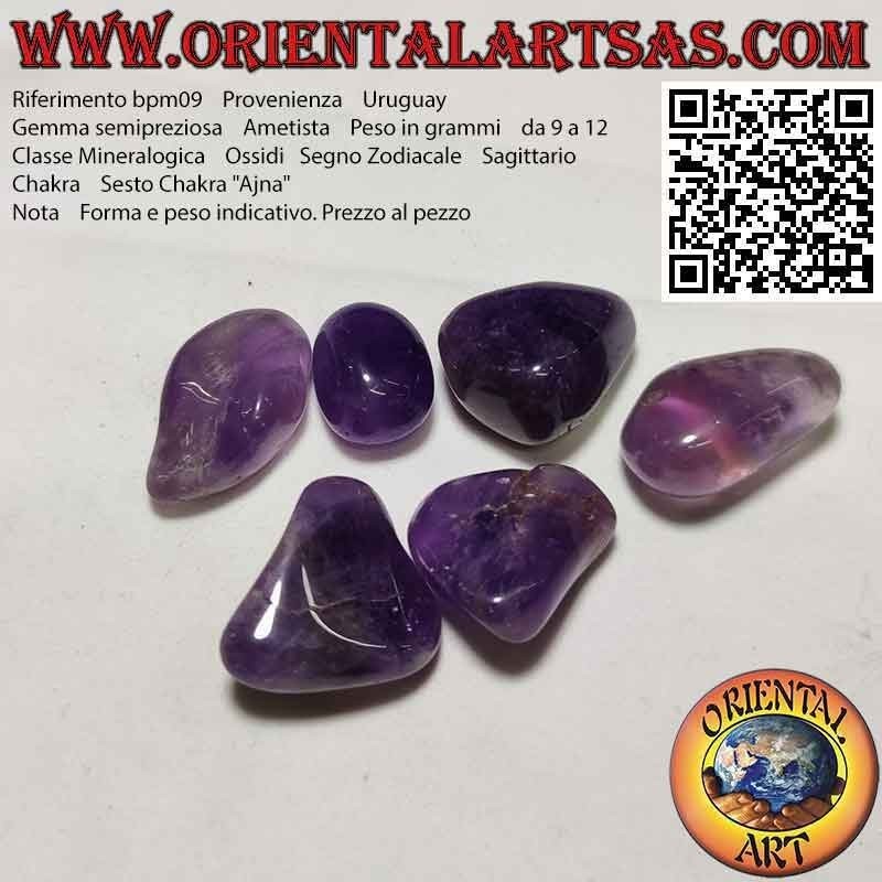 Tumbled amethyst (Uruguay)