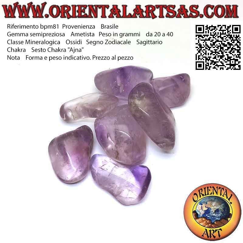 Large tumbled amethyst (Brazil)