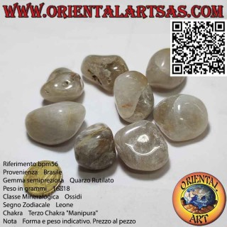 Tumbled Rutilated Quartz