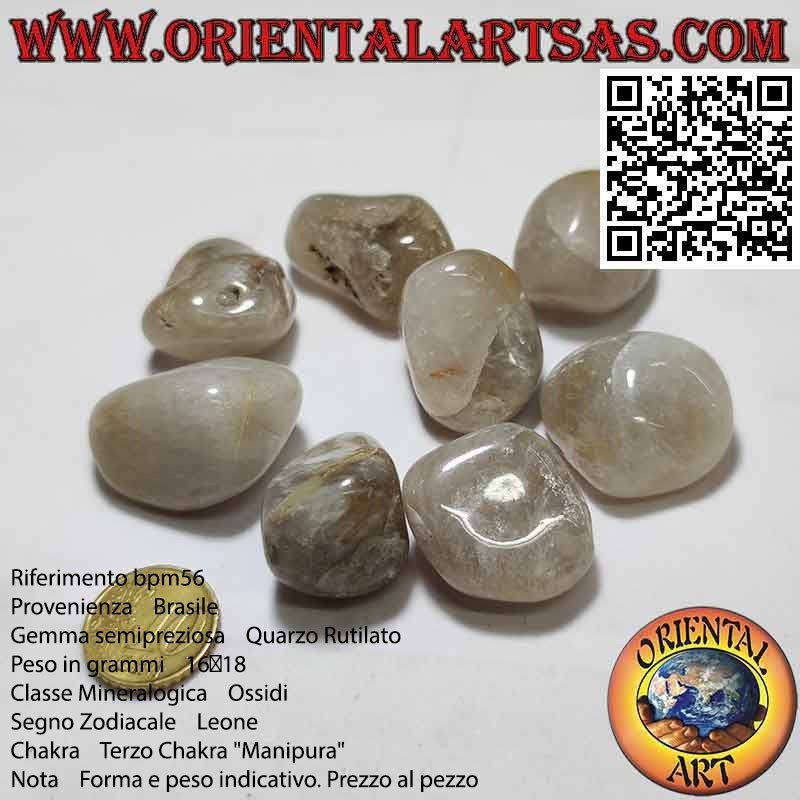 Tumbled Rutilated Quartz