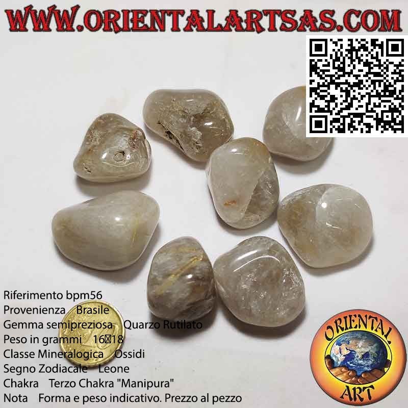 Tumbled Rutilated Quartz