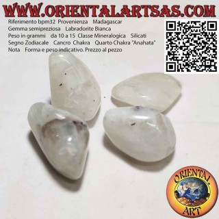 Labradorite bianca burattata (piccola)