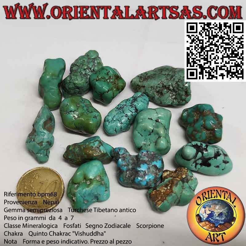 Turquesa Tibetana Caída