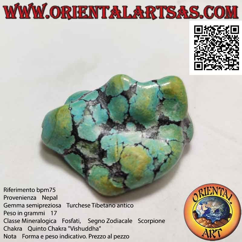 Turquesa Tumbled Tibetana Antiguo (17 g)