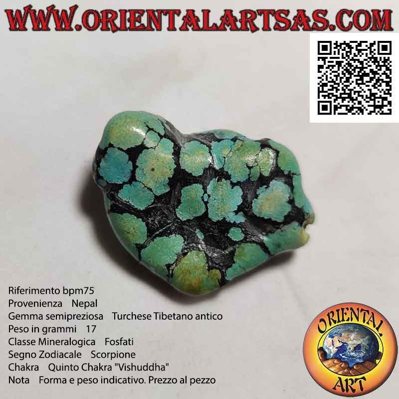 Turchese antico Tibetano burattato (17 g)
