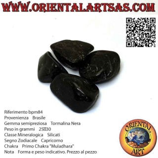 Turmalina negra caída (grande)