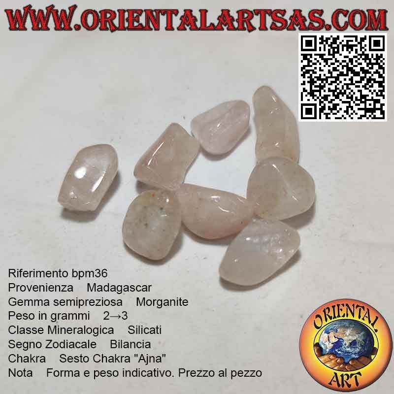 Tumbled Morganite (Liebesstein)