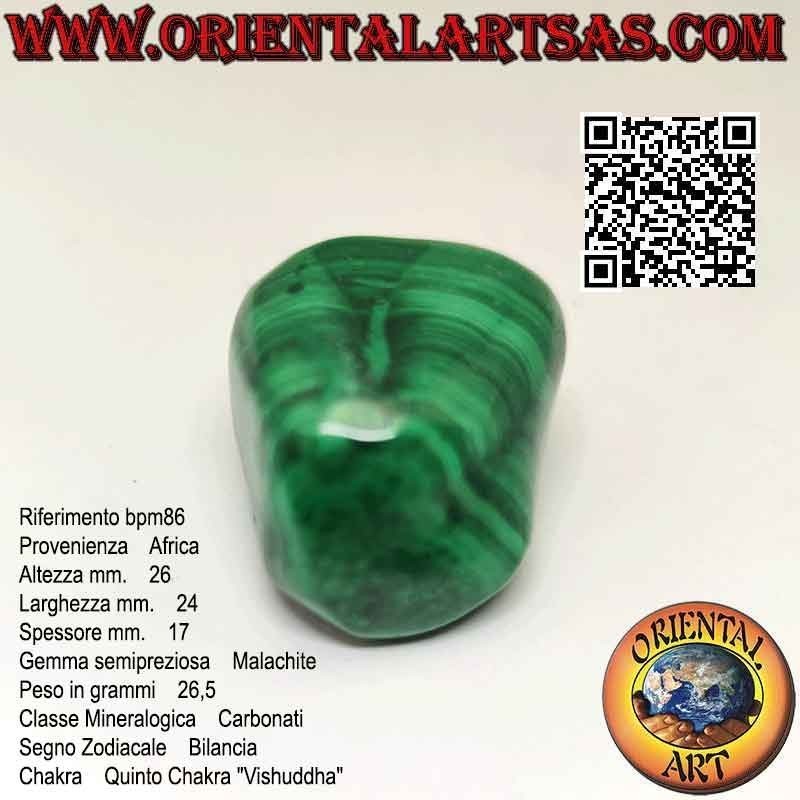 Grosse malachite roulée (26,5 g)