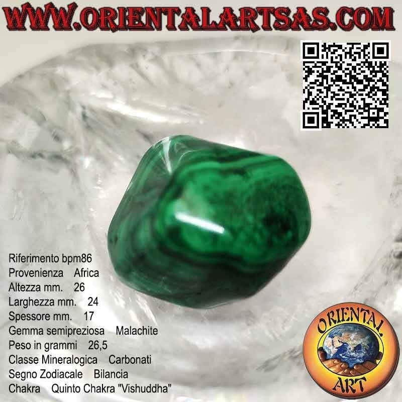 Grosse malachite roulée (26,5 g)