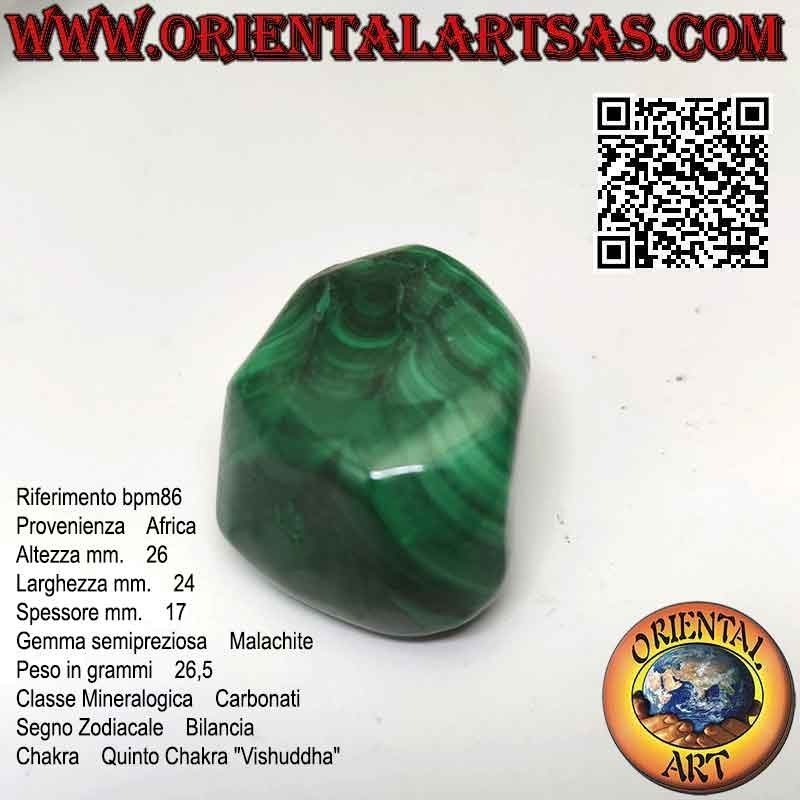 Large tumbled malachite (26.5 g)