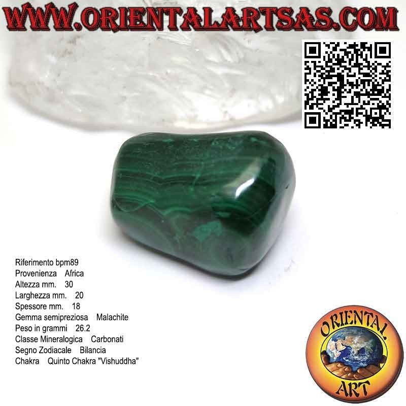 Grosse malachite roulée (26,2 g)