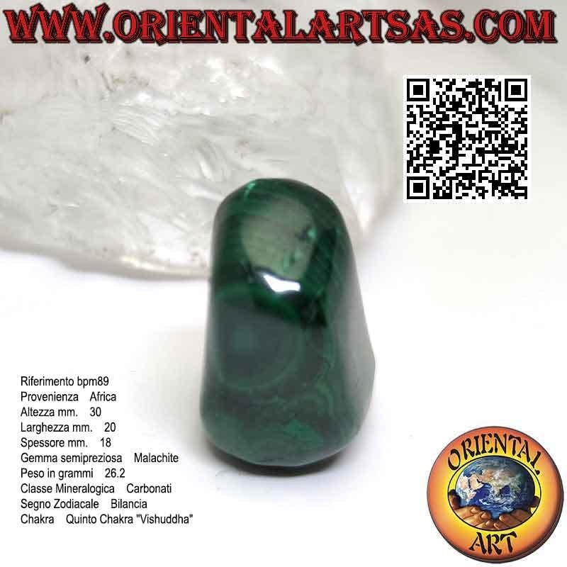 Grosse malachite roulée (26,2 g)