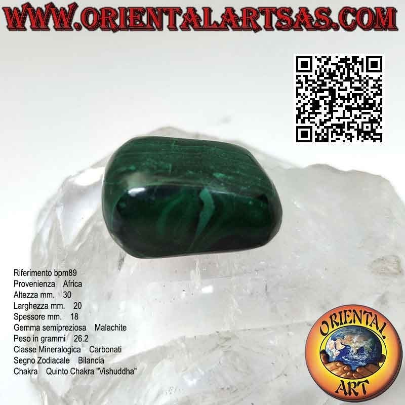 Malaquita tallada grande (26,2 g)