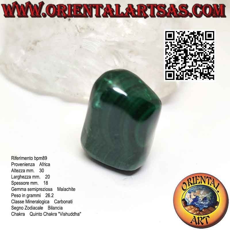 Large tumbled malachite (26.2 g)