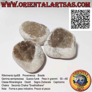 Oeuf Ema Quartz Fumé, "Pierre de Voyant" (50 g)