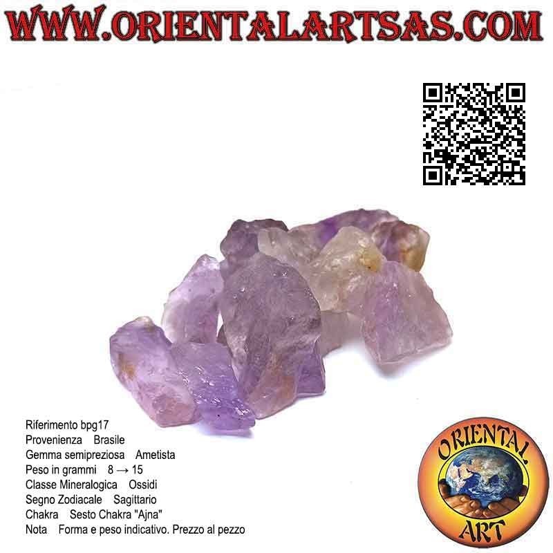 Amatista en bruto (Brasil), 20 g → 40 g