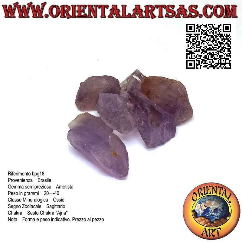 Ametista grezza (Brasile), 8 g→ 15 g