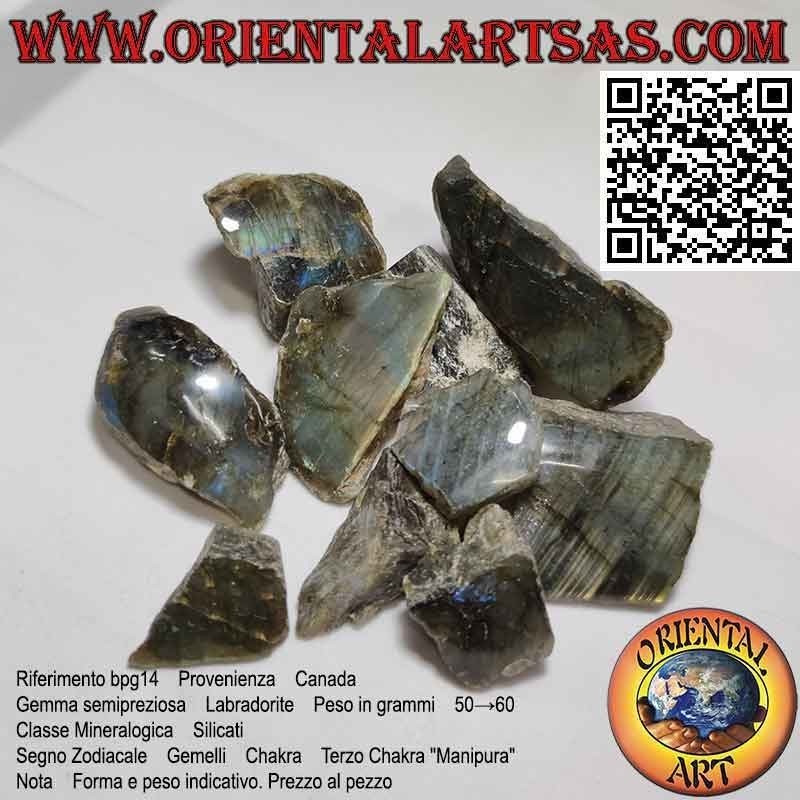 Labradorite crue (50g → 60g)