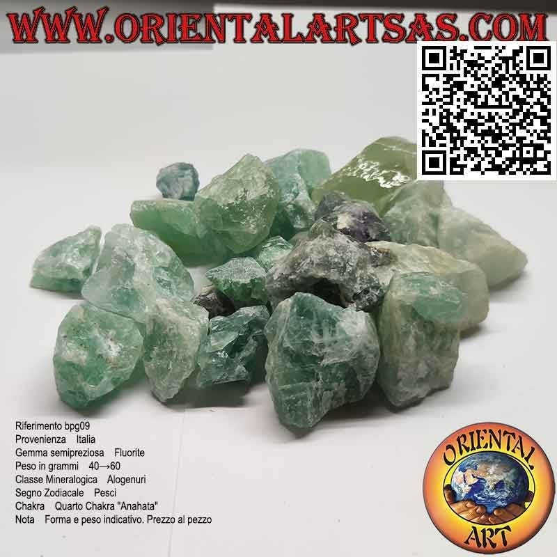 Fluorite grezza (40 g→60 g)
