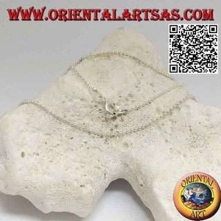 925 ‰ Silberkette mit kleinem Kugelglied (1 mm dick)