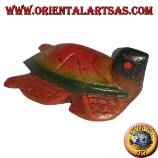 Sea turtle, small teak wood