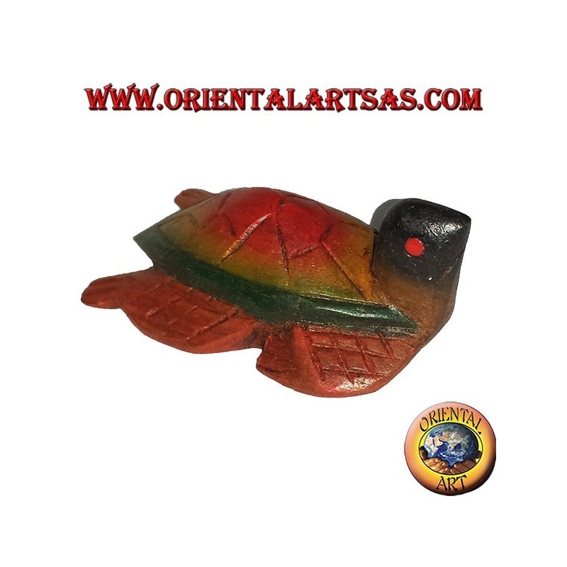 Sea turtle, small teak wood