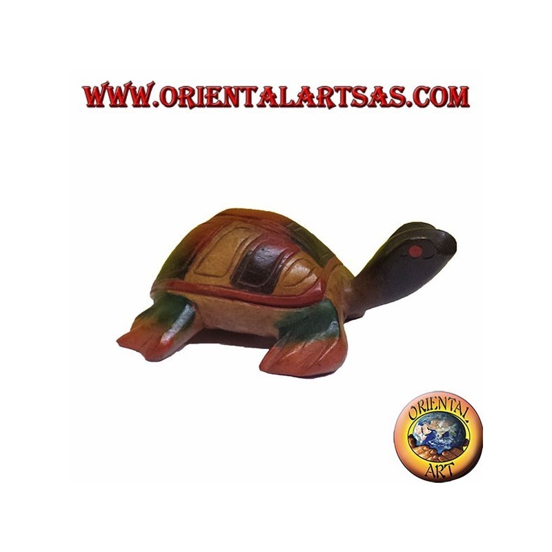 Sea turtle, small teak wood