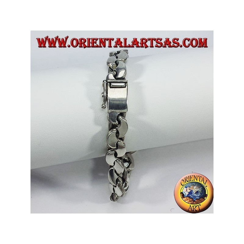 chaîne croissant bracelet Argent