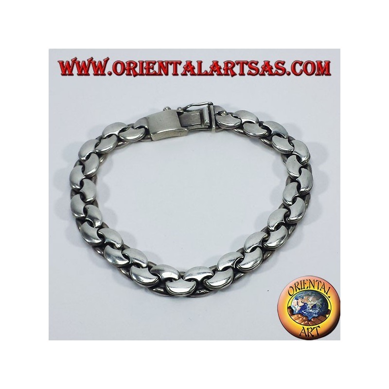 chaîne croissant bracelet Argent