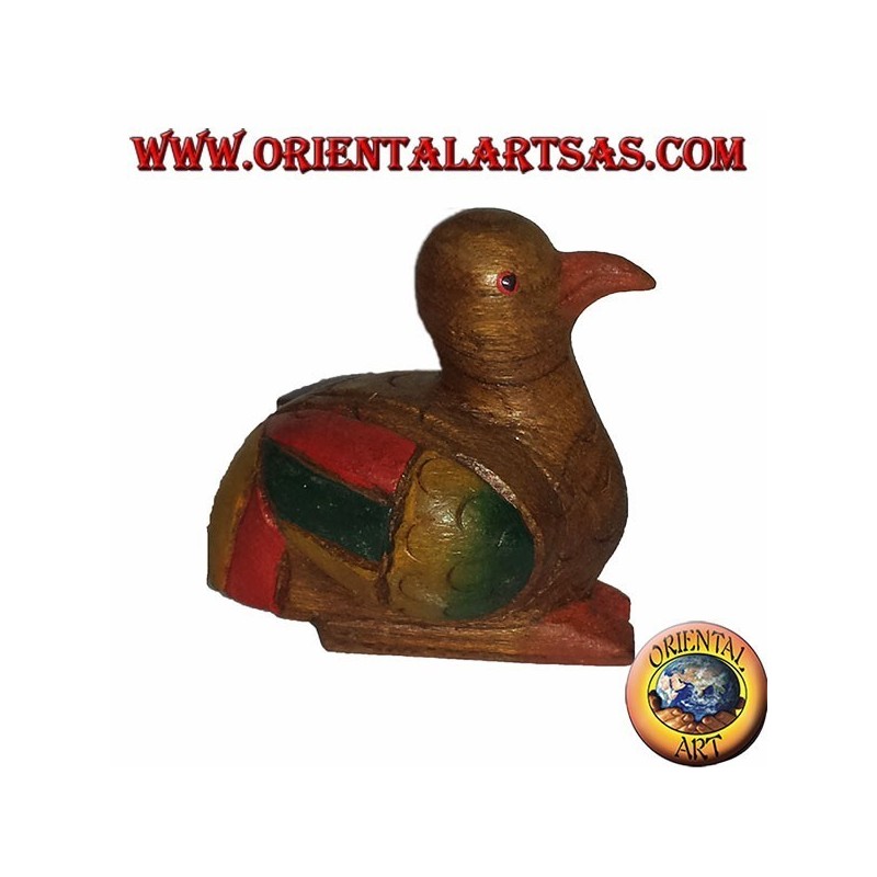 Duck the colored teak wood