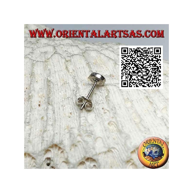 Mini pendiente de plata, el símbolo de la paz