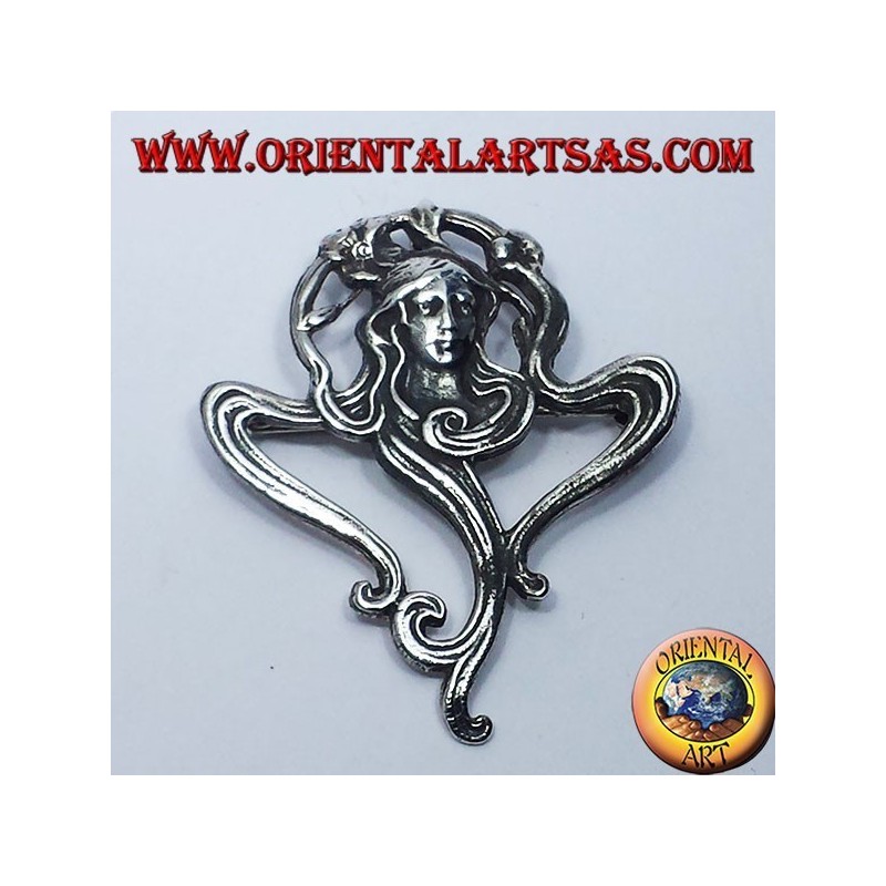 Broche / colgante de plata de Venus