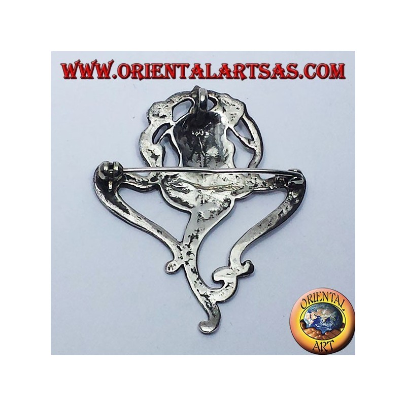 Broche / pendentif en argent Venus