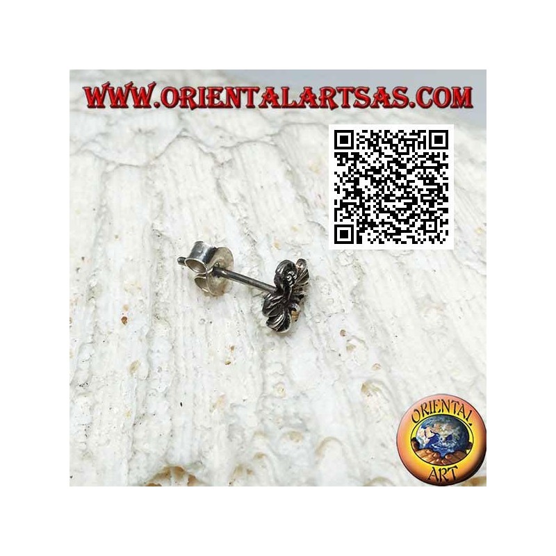 Mini-Silberohrring, die Blume (verschiedene Arten)